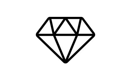 Icon of a diamond.
