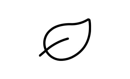 Icône représentant une feuille.
