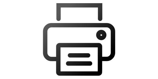 Icône d’une imprimante.
