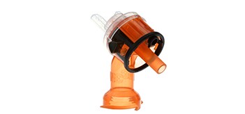 Tête de pulvérisation orange
