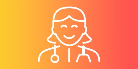 A healthcare worker icon
