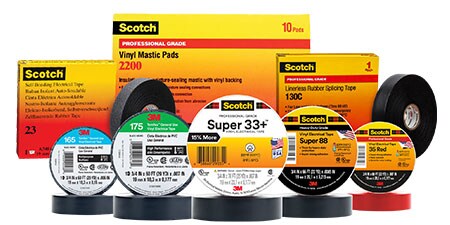 A 3M premium and general use electrical tapes.
