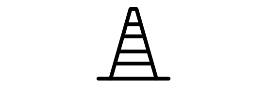 Une icône d’un pylône.
