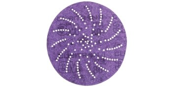 Un Disque de ponçage propre en pellicule 775L Hookit(MC) Cubitron(MC) II 3M(MC) violet.
