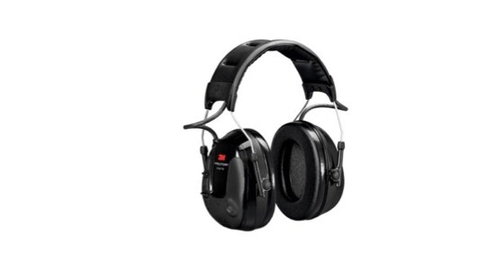 Basic black hearing protective headset.
