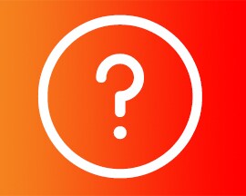 Question icon in a circle 