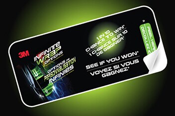 Infinite wrap options contest sticker
