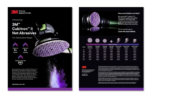 Cubitron II Net Sell Sheet cover
