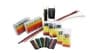A variety of heat shrink tubing and accessories.