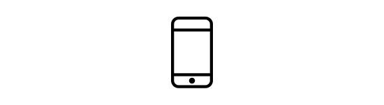 A smartphone icon.
