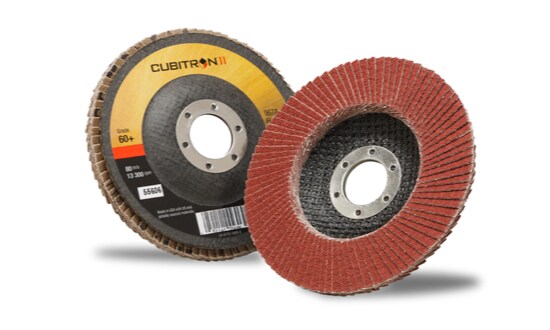 Two 3M™ Cubitron II™ Wheels. 
