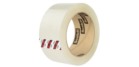 A roll of clear hot melt tape.
