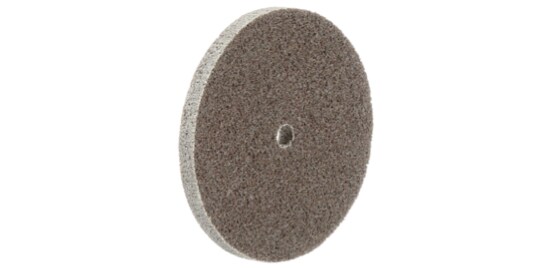 A grey unitized wheel.
