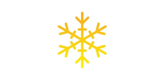 Une icône d’un flocon de neige.
