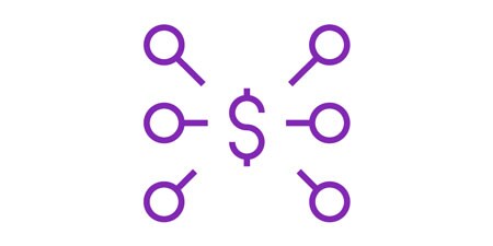 Icône d’une calculatrice violette.
