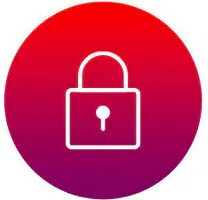 Icône dégradée rouge de serrure représentant un renforcement de la confidentialité et de la sécurité.
