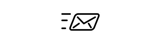 An envelope icon.
