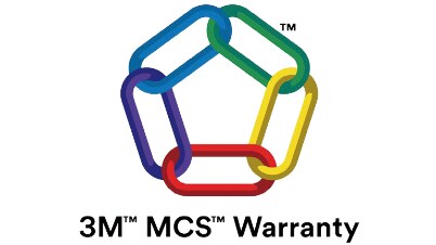 3M MCS Warranty icon, a set of five multicolored chains interlocked in a circle.