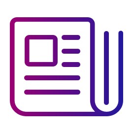 Icon of a newsletter.