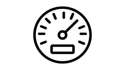 Icône illustrant une flèche circulaire symbolisant une durée de vie accrue des abrasifs et une réduction des remplacements.
