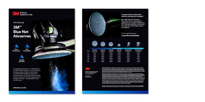 Blue Net Sell Sheet cover
