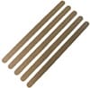 Five brown adhesive strips.