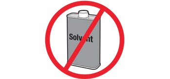 Use up to 70% less solvent
