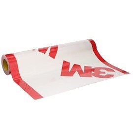 A roll of 3M™ Air Barrier with Permeable Backing adhesive.