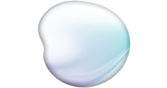 Un bassin de peinture blanche perlée.