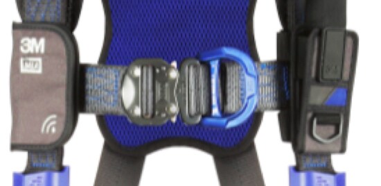 Options d’anneaux en D frontaux pour les Harnais de sécurité ExoFit(MC) DBI-SALA® 3M(MC).
