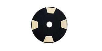 Tampon d'appoint commercial et circulaire pour les tampons de polissage de planchers.
