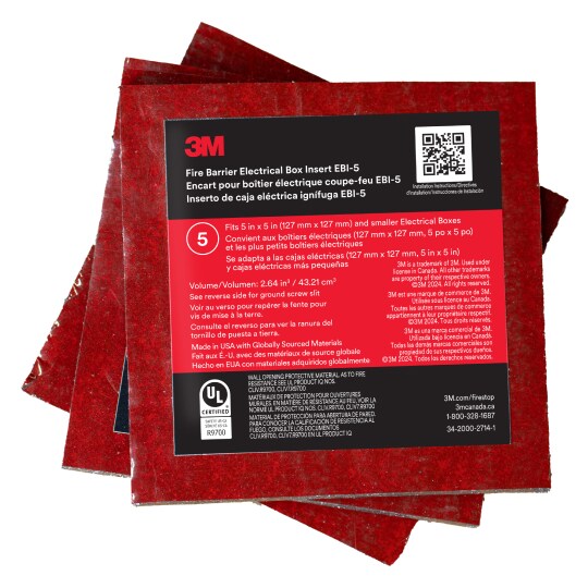 Empilement d’inserts pour boîtiers électriques.