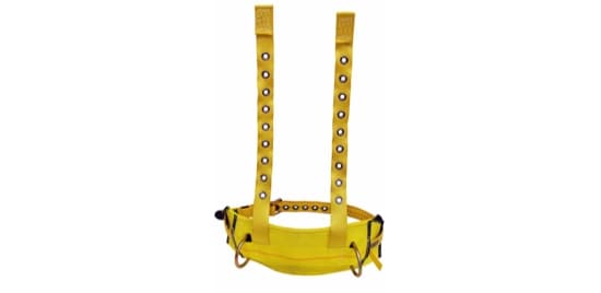 Une ceinture pour tours de forage jaune.
