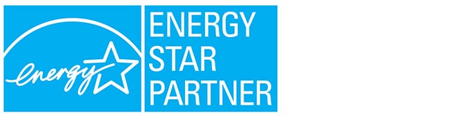 Logo bleu clair du programme Energy Star.
