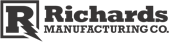 Le logo de Richards Manufacturing Co. Le logo de Richards Manufacturing Co.