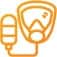 A air-supplied respirator icon.