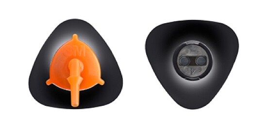 The valve mechanism on a 3M™ RelyX™ Universal Micro Mixing Tip.
